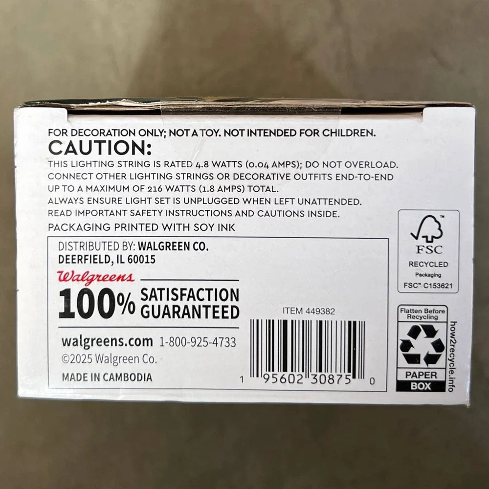 Walgreens / Festive Voice brand new